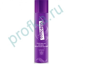 Сухой супер - лак для волос Экстрасильной фиксации Dry Super Hair Spray 300 мл