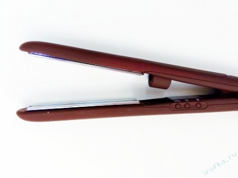 Утюжок для выпрямления волос паром Steam Titanium Be - Uni Professional Brown